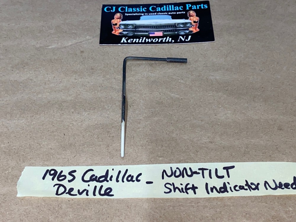 OEM 1965 1966 Cadillac Deville Eldorado Fleetwood Calais STEERING COLUMN SHIFT INDICATOR NEEDLE POINTER ROD #1483732 - Image 5