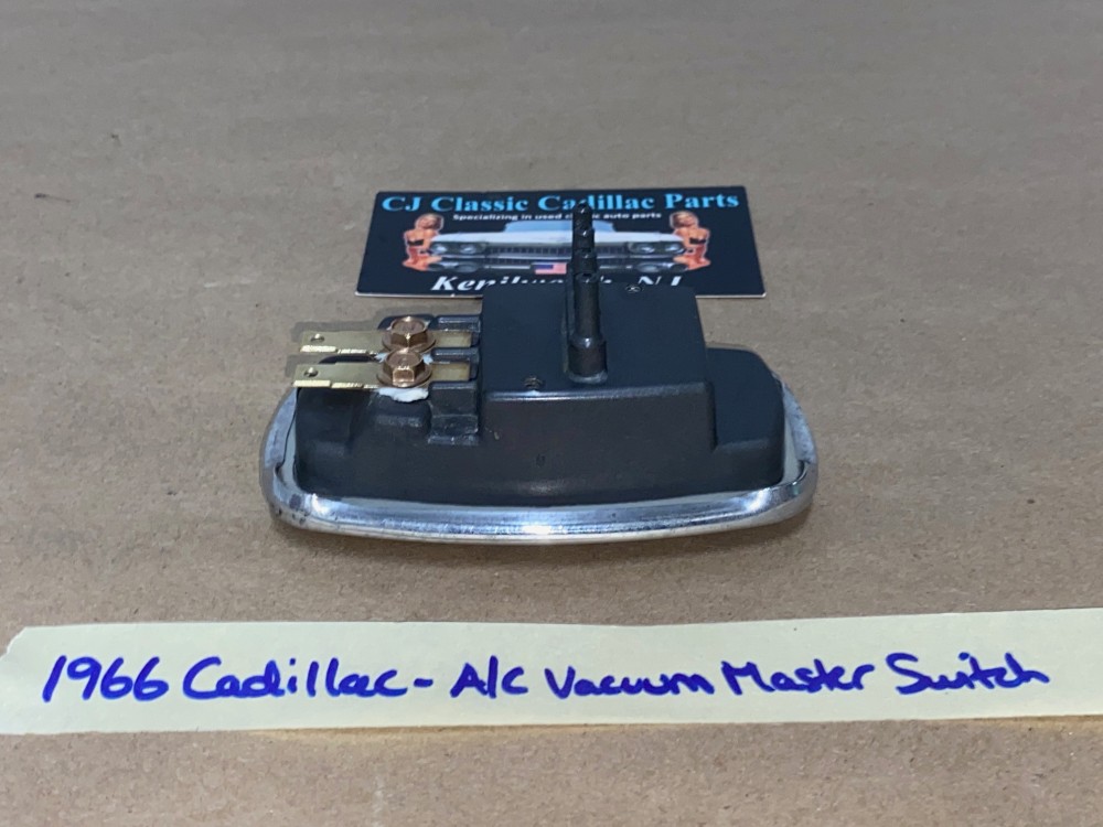 OEM 1964 1965 1966 1967 1968 1969 1970 1971 1972 1973 1974 Cadillac Deville Fleetwood Calais Eldorado A/C CLIMATE CONTROL VACUUM MASTER RELAY SWITCH STEAMBOAT *TESTED* - Image 9