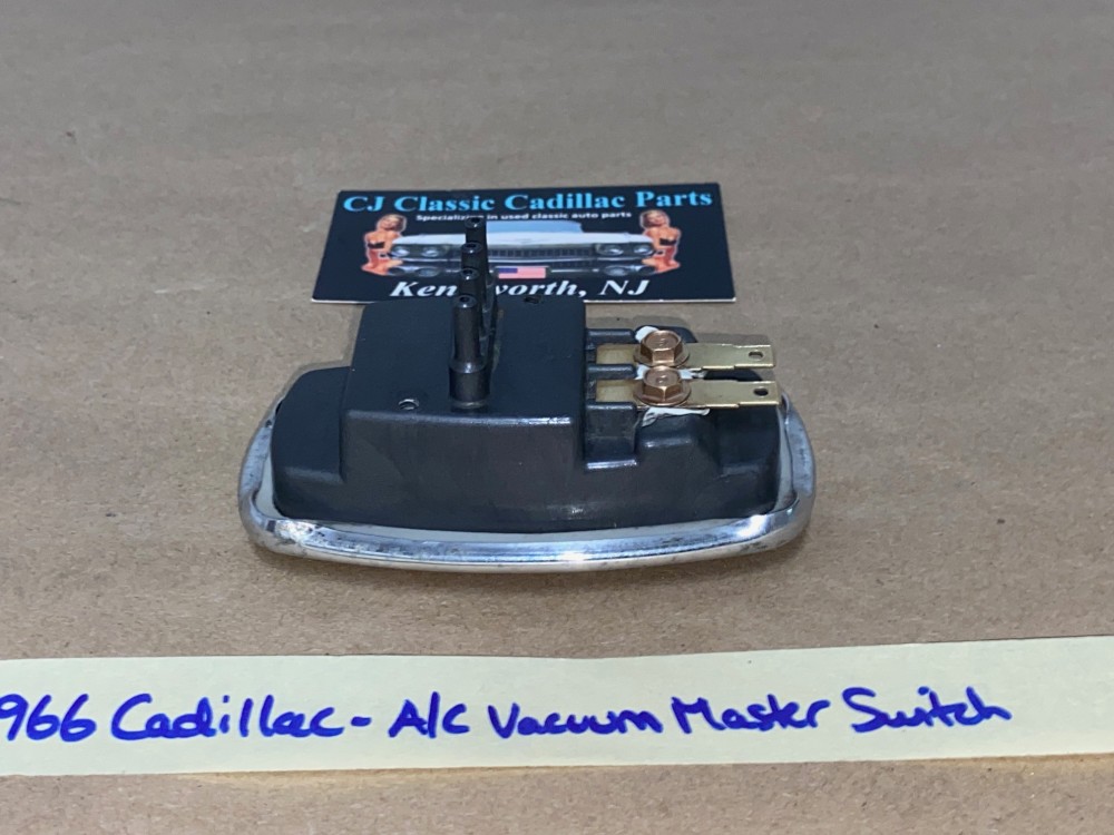 OEM 1964 1965 1966 1967 1968 1969 1970 1971 1972 1973 1974 Cadillac Deville Fleetwood Calais Eldorado A/C CLIMATE CONTROL VACUUM MASTER RELAY SWITCH STEAMBOAT *TESTED* - Image 4