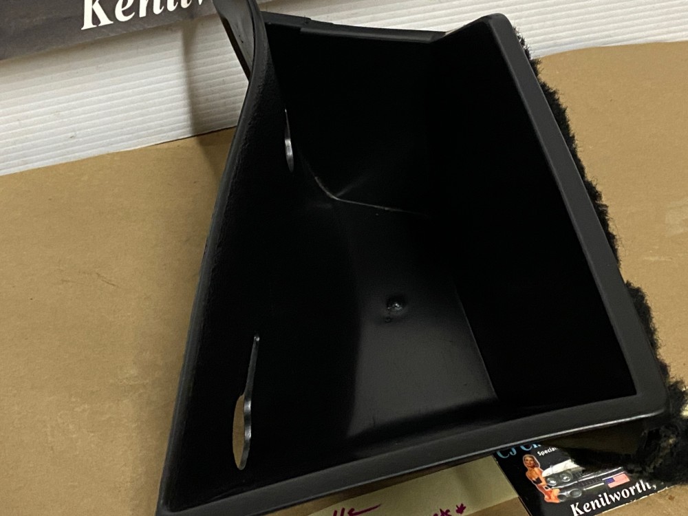 OEM 1971 1972 1973 1974 1975 1976 Cadillac Deville Eldorado Fleetwood Calais RIGHT PASSENGER SIDE KICK PANEL WASTE BASKET TRASH CAN BLACK - Image 6