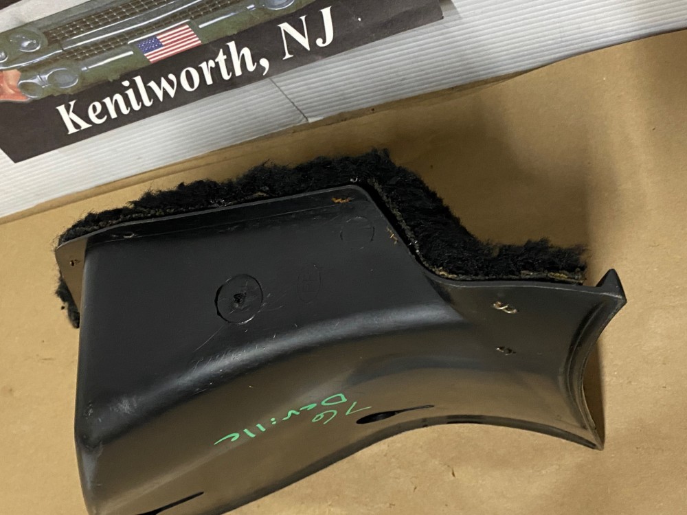 OEM 1971 1972 1973 1974 1975 1976 Cadillac Deville Eldorado Fleetwood Calais RIGHT PASSENGER SIDE KICK PANEL WASTE BASKET TRASH CAN BLACK - Image 10