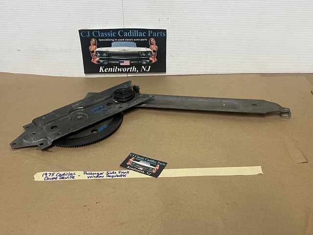 OEM 1971 1972 1973 1974 1975 1976 CADILLAC COUPE DEVILLE, CALAIS COUPE, ELDORADO 1977 1978 ELDORADO 2DOOR RIGHT PASSENGER SIDE FRONT DOOR WINDOW REGULATOR #9831930/#20041604 - Image 18