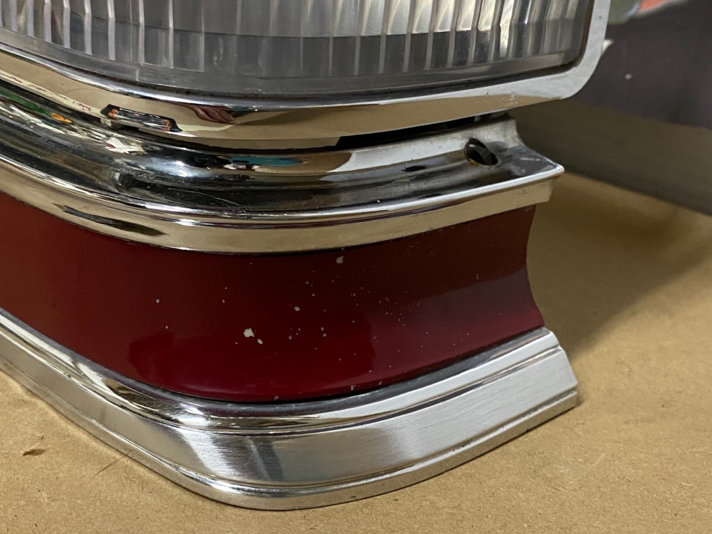OEM 1975 1976 Cadillac Deville Calais Fleetwood RIGHT PASSENGER SIDE TURN SIGNAL PARK CORNER LIGHT LENS #1605271/#5968018/#5966732 - Image 15