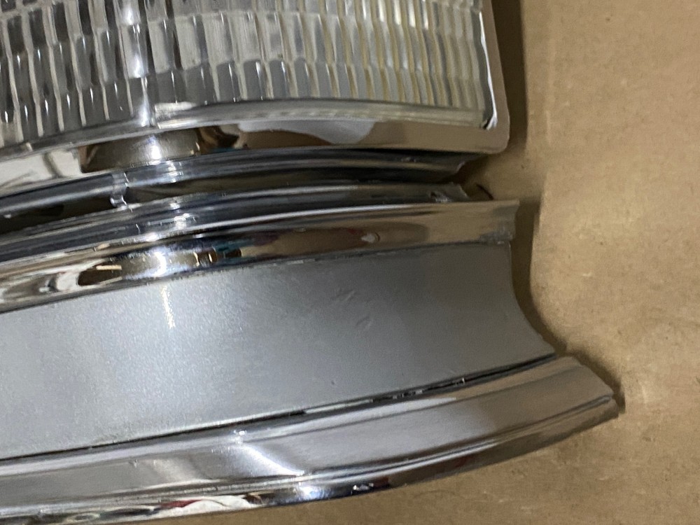 OEM 1975 1976 Cadillac Deville Calais Fleetwood RIGHT PASSENGER SIDE TURN SIGNAL PARK CORNER LIGHT LENS #1605271/#5968018/#5966732 - Image 17