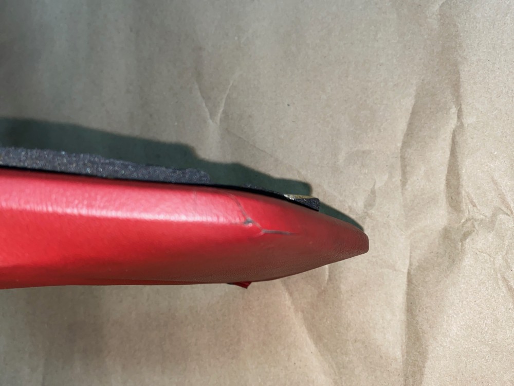 OEM 1974 1975 1976 Cadillac Deville Eldorado Calais Fleetwood 1974 1975 1976 1977 1978 Eldorado TOP UPPER DASH DASHBOARD - DARK RED - Image 13