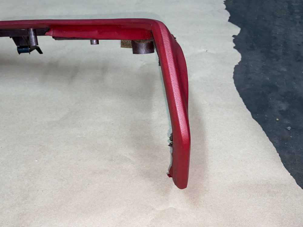 OEM 1974 1975 1976 Cadillac Deville Eldorado Calais Fleetwood 1974 1975 1976 1977 1978 Eldorado TOP UPPER DASH DASHBOARD - DARK RED - Image 19