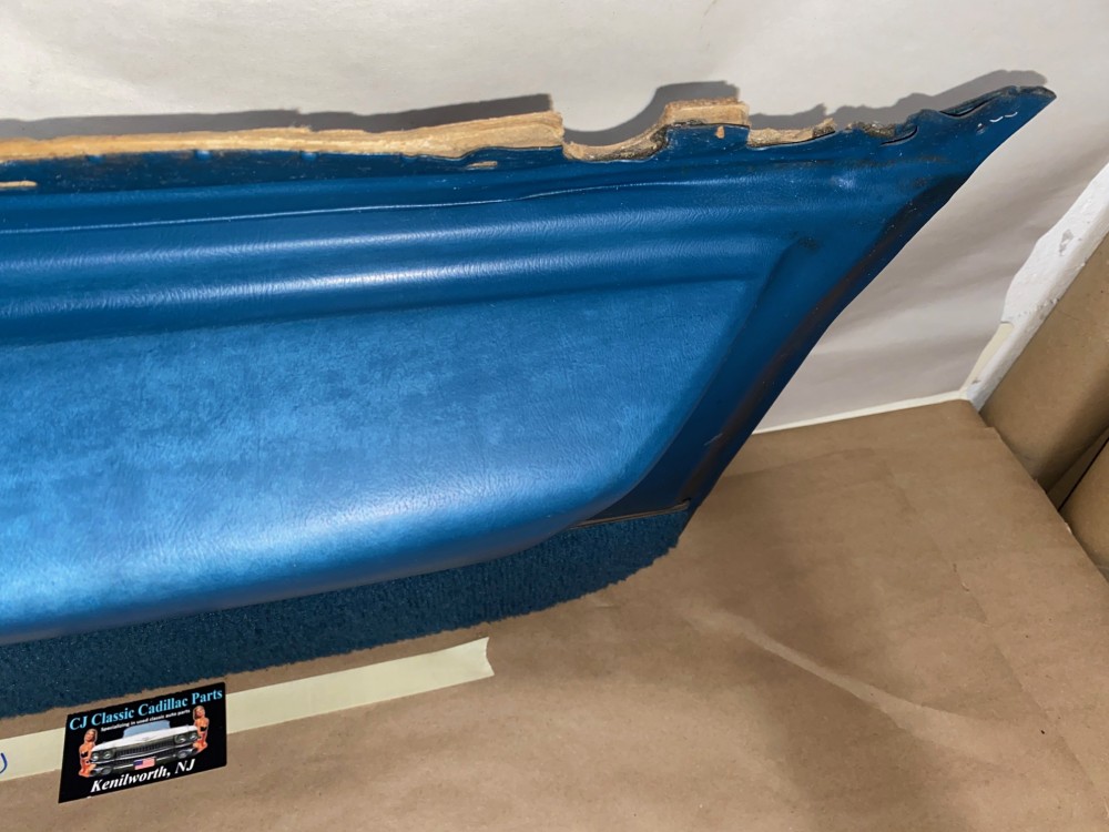 OEM 1971 1972 1973 1974 1975 1976 Cadillac Sedan Deville Fleetwood Calais 4 Door RIGHT PASSENGER SIDE FRONT LOWER DOOR PANEL ARM REST - DARK BLUE - Image 6