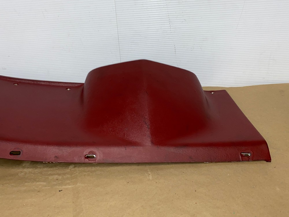 OEM 1974 1975 1976 Cadillac Deville Fleetwood Calais 1974 1975 1976 1977 1978 Eldorado LEFT DASH LOWER UNDER STEERING COLUMN BEZEL TRIM RED #3516124 - Image 7