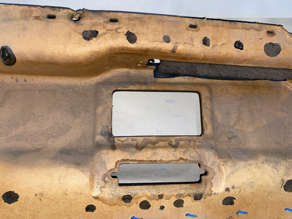 OEM 1971 1972 1973 1974 1975 1976 Cadillac Sedan Deville Fleetwood Calais 4 Door RIGHT PASSENGER SIDE FRONT LOWER DOOR PANEL ARM REST - DARK BLUE - Image 19