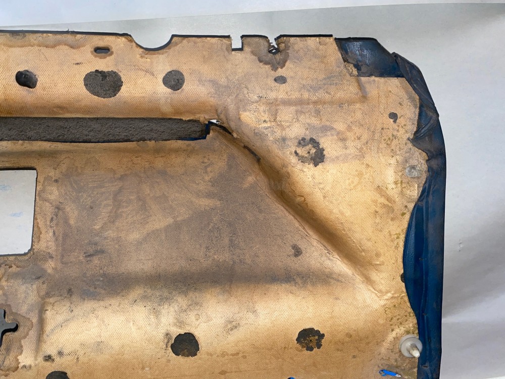 OEM 1971 1972 1973 1974 1975 1976 Cadillac Sedan Deville Fleetwood Calais 4 Door RIGHT PASSENGER SIDE FRONT LOWER DOOR PANEL ARM REST - DARK BLUE - Image 20