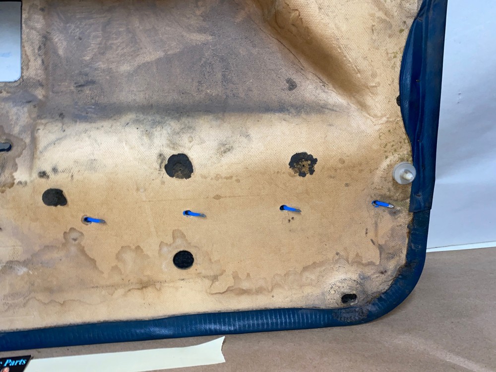 OEM 1971 1972 1973 1974 1975 1976 Cadillac Sedan Deville Fleetwood Calais 4 Door RIGHT PASSENGER SIDE FRONT LOWER DOOR PANEL ARM REST - DARK BLUE - Image 21
