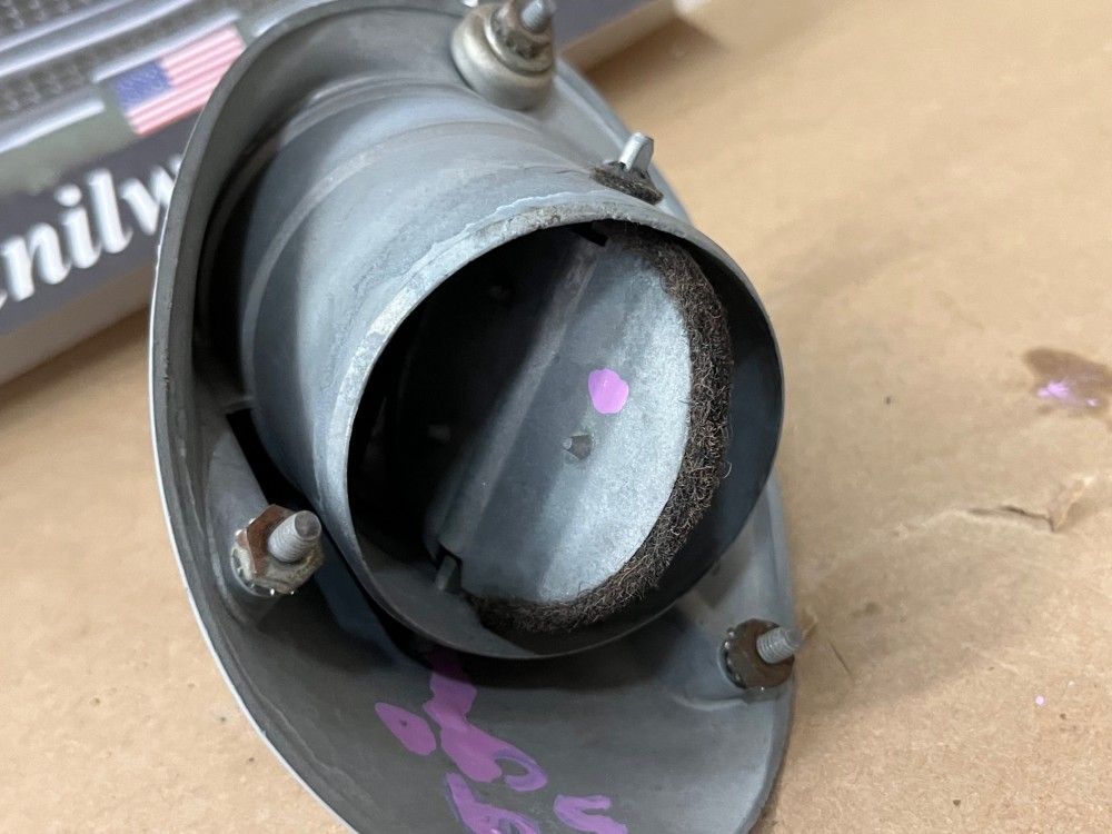 OEM 1959 1960 Cadillac Deville Eldorado Fleetwood DASH AIR CONDITIONER A/C HEATER OUTER AIR VENT DUCT #3512194 - Image 13