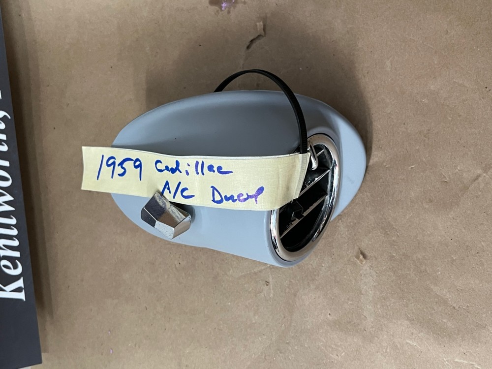 OEM 1959 1960 Cadillac Deville Eldorado Fleetwood DASH AIR CONDITIONER A/C HEATER OUTER AIR VENT DUCT #3512194 - Image 16