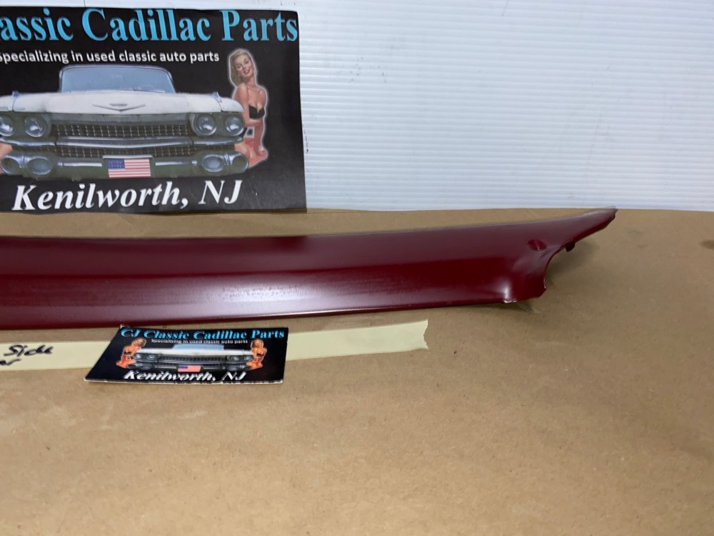 OEM 1971 1972 1973 1974 1975 1976 Cadillac Coupe Deville Eldorado Calais LEFT INTERIOR FRONT WINDSHIELD A PILLAR TRIM MOLDING RED - Image 8