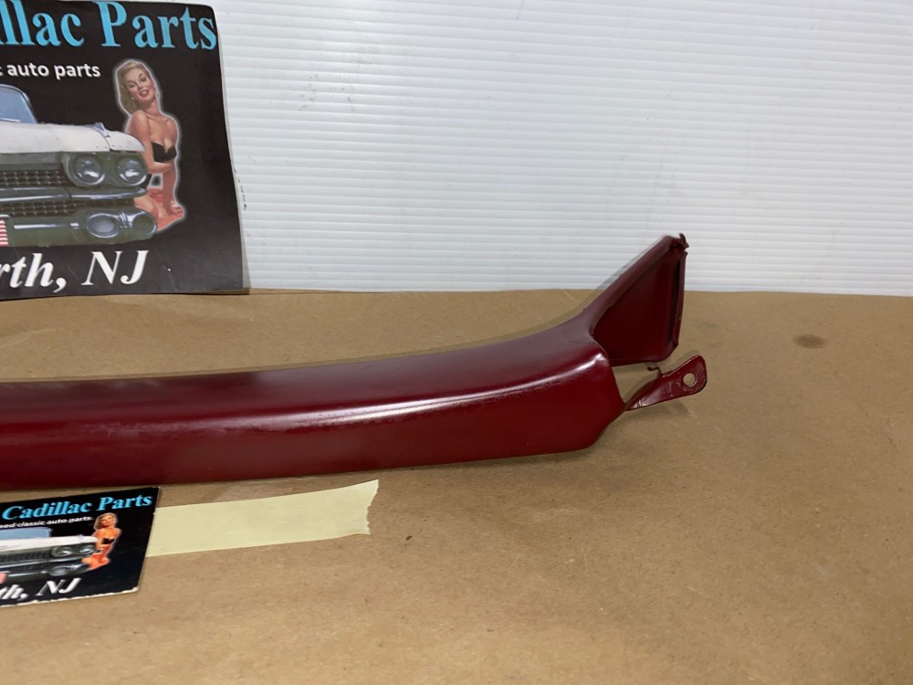 OEM 1971 1972 1973 1974 1975 1976 Cadillac Coupe Deville Eldorado Calais LEFT INTERIOR FRONT WINDSHIELD A PILLAR TRIM MOLDING RED - Image 11