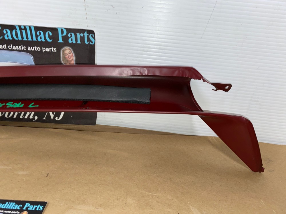 OEM 1971 1972 1973 1974 1975 1976 Cadillac Coupe Deville Eldorado Calais LEFT INTERIOR FRONT WINDSHIELD A PILLAR TRIM MOLDING RED - Image 16