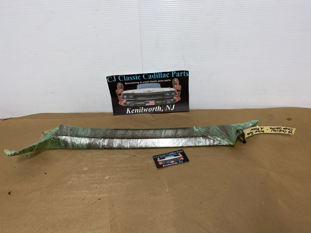 OEM 1971 1972 1973 1974 1975 1976 Cadillac Coupe Deville Eldorado Calais LEFT INTERIOR FRONT WINDSHIELD A PILLAR TRIM MOLDING RED - Image 19