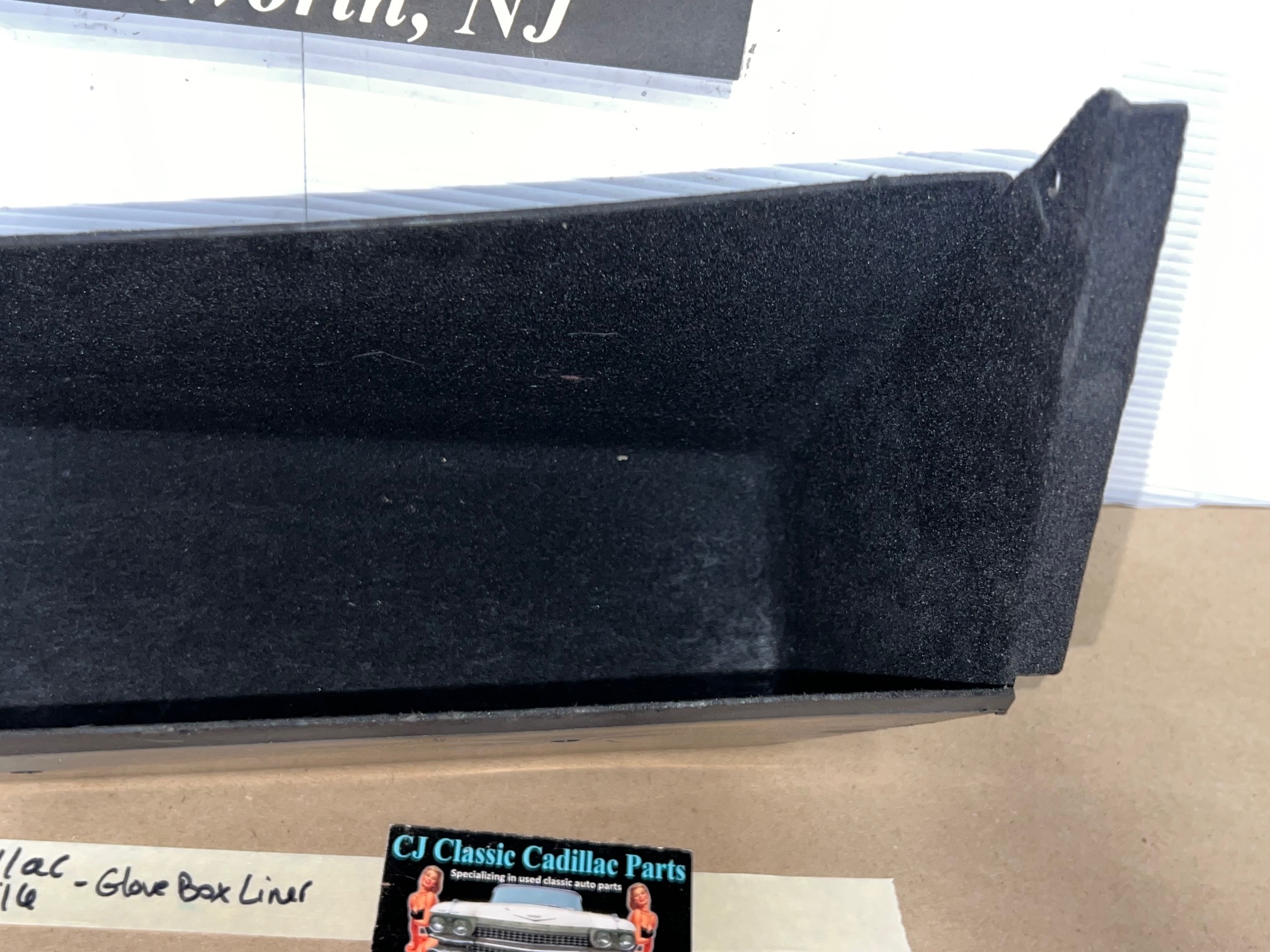 OEM 1974 1975 1976 Cadillac Deville Fleetwood Calais 1974 1975 1976 1977 1978 Cadillac Eldorado DASH GLOVE BOX GLOVEBOX LINER STORAGE TRAY COMPARTMENT #1602436 - Image 3