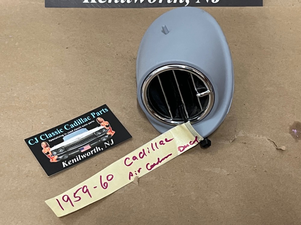 OEM 1959 1960 Cadillac Deville Eldorado Fleetwood DASH AIR CONDITIONER A/C HEATER OUTER AIR VENT DUCT #3512194 - Image 16