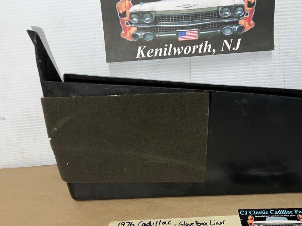 OEM 1974 1975 1976 Cadillac Deville Fleetwood Calais 1974 1975 1976 1977 1978 Cadillac Eldorado DASH GLOVE BOX GLOVEBOX LINER STORAGE TRAY COMPARTMENT #1602436 - Image 11