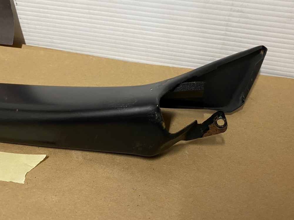 OEM 1974 1975 1976 Cadillac Sedan DeVille Calais Fleetwood RIGHT PASSENGER INTERIOR WINDSHIELD A PILLAR TRIM BLACK - Image 14