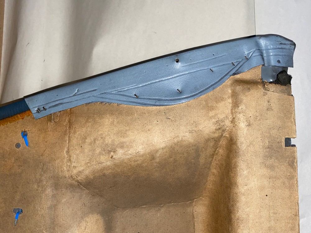 OEM 1971 1972 1973 1974 1975 1976 Cadillac Sedan Deville Fleetwood Calais 4 Door RIGHT PASSENGER SIDE REAR LOWER DOOR PANEL ARM REST with COURTESY LIGHT - LIGHT BLUE - Image 19