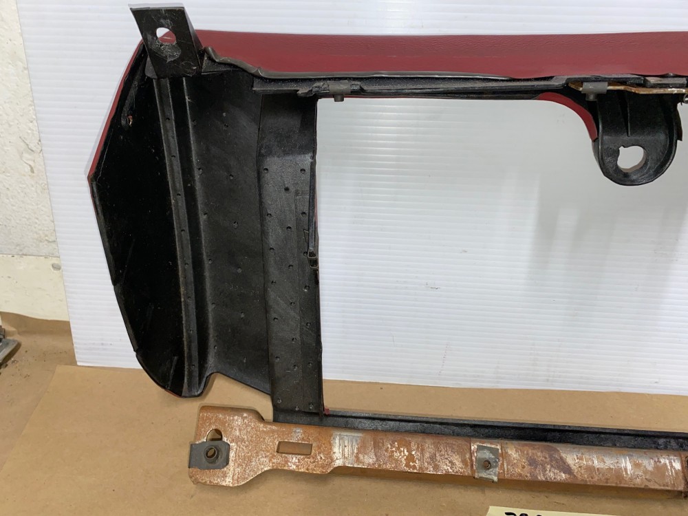 OEM 1974 1975 1976 Cadillac Deville Eldorado Calais PASSENGER SIDE RIGHT LOWER DASH TRIM GLOVE BOX SURROUND RED #1602492 - Image 17