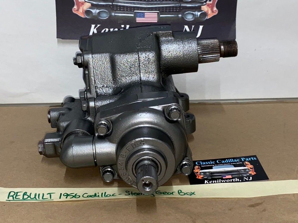 REBUILT FACTORY ORIGINAL 1956 CADILLAC DEVILLE ELDORADO FLEETWOOD POWER STEERING GEAR BOX GEARBOX #5683903 - Image 4