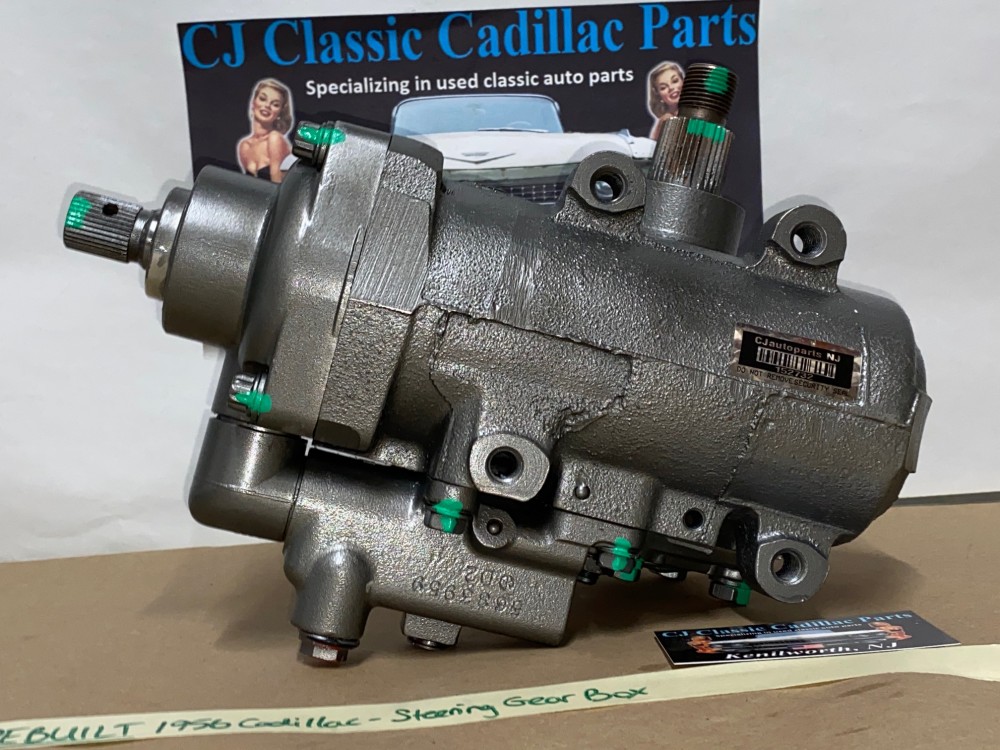 REBUILT FACTORY ORIGINAL 1956 CADILLAC DEVILLE ELDORADO FLEETWOOD POWER STEERING GEAR BOX GEARBOX #5683903 - Image 9