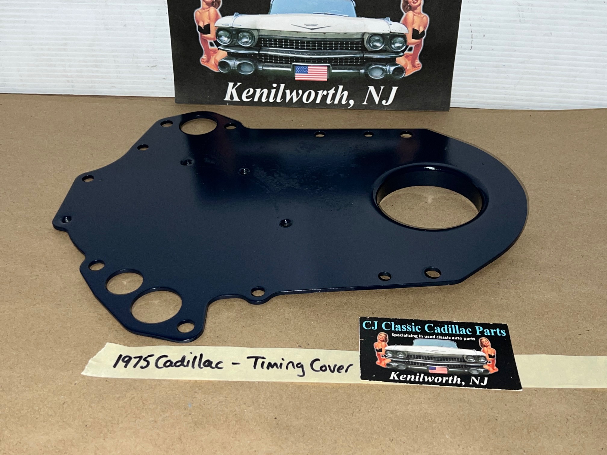OEM 1968 1969 1970 1971 1972 1973 1974 1975 1976 Cadillac Eldorado Deville Fleetwood Calais 472/500 Engine FRONT TIMING CHAIN COVER #3633103 - Image 14