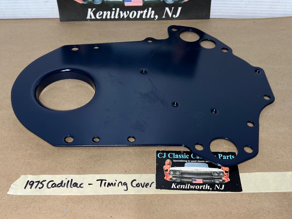 OEM 1968 1969 1970 1971 1972 1973 1974 1975 1976 Cadillac Eldorado Deville Fleetwood Calais 472/500 Engine FRONT TIMING CHAIN COVER #3633103 - Image 3