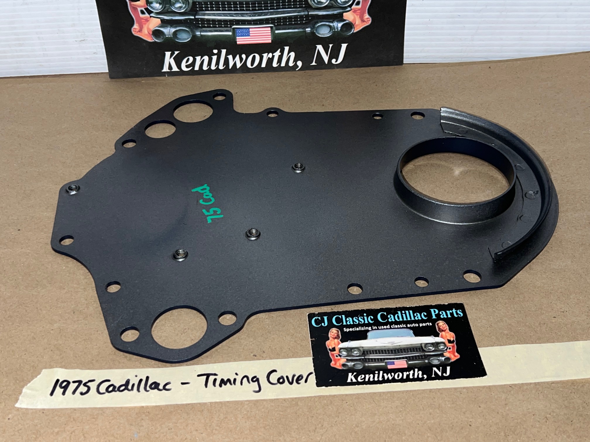 OEM 1968 1969 1970 1971 1972 1973 1974 1975 1976 Cadillac Eldorado Deville Fleetwood Calais 472/500 Engine FRONT TIMING CHAIN COVER #3633103 - Image 10