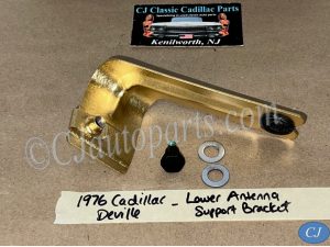 OEM 1973 1974 1975 1976 Cadillac Deville Calais Fleetwood 1973 1974 1975 1976 1977 1978 Eldorado LOWER ANTENNA SUPPORT MOUNTING BRACKET WITH SCREW BOLT #1602174