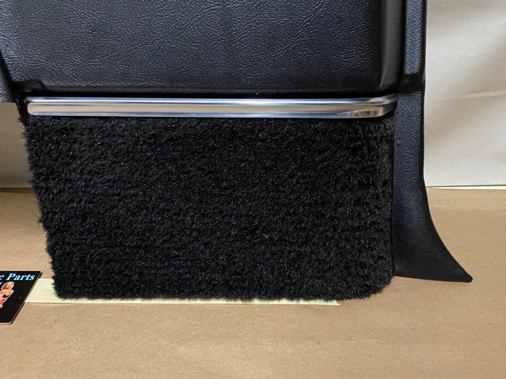 OEM 1971 1972 1973 1974 1975 1976 Cadillac Coupe Deville Calais 2 Dr LEFT DRIVER SIDE REAR LOWER DOOR PANEL ARM REST BLACK - Image 9