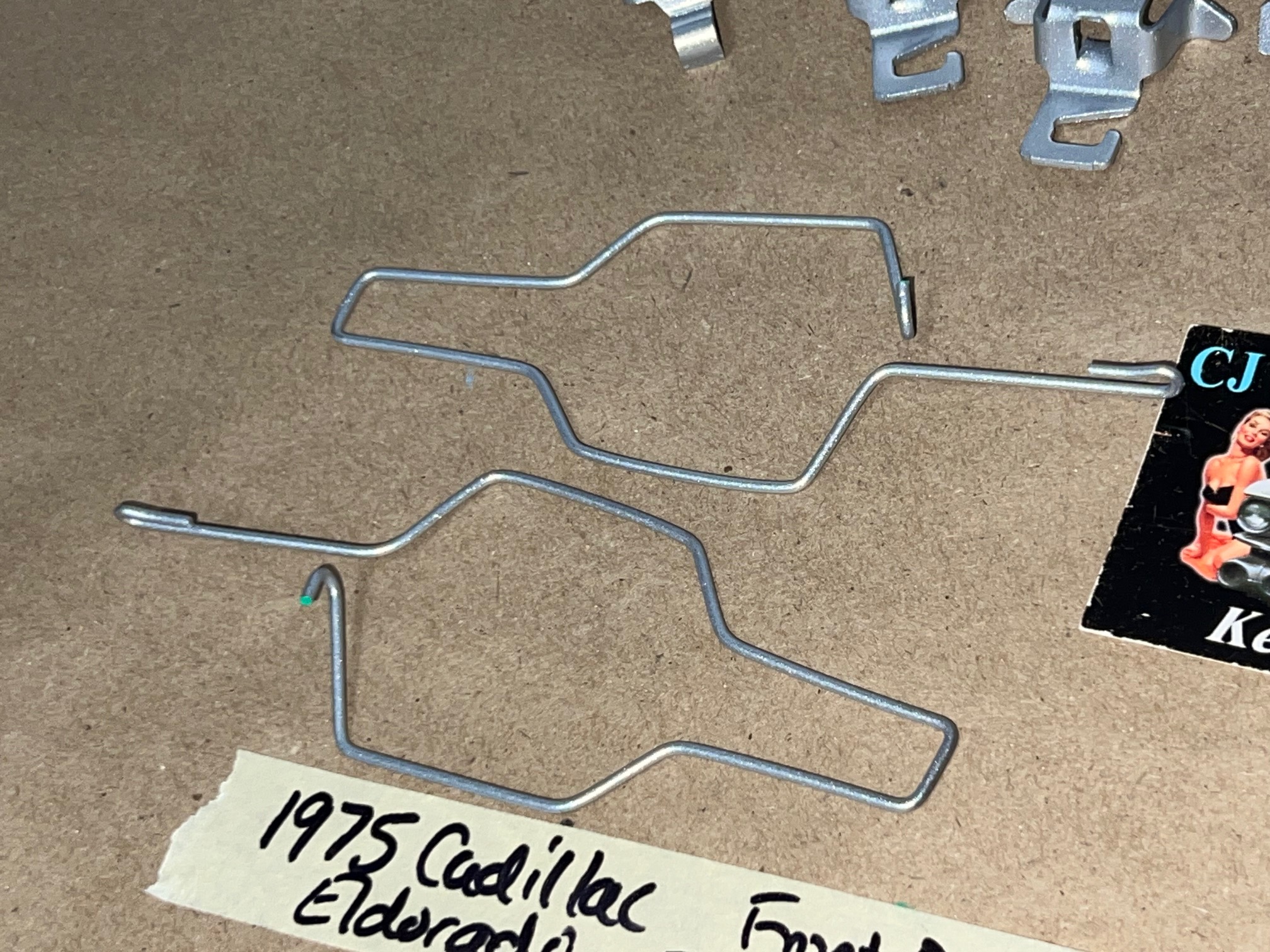OEM 1974 1975 1976 Cadillac Deville Fleetwood Calais 1974 1975 1976 1977 1978 Eldorado FRONT DASH SPEAKER & GRILL MOUNTING BRACKETS & HARDWARE CLIPS - Image 3