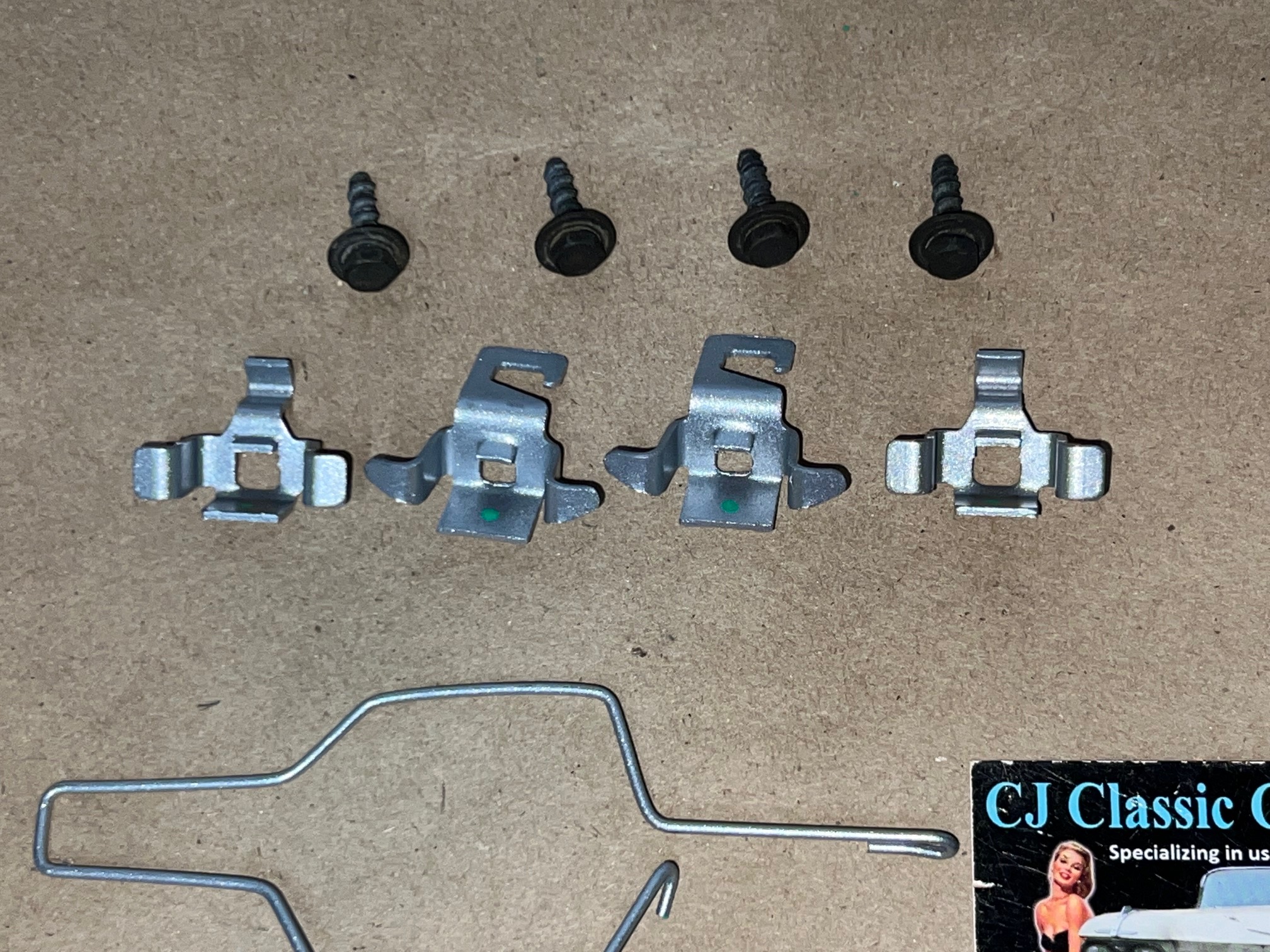 OEM 1974 1975 1976 Cadillac Deville Fleetwood Calais 1974 1975 1976 1977 1978 Eldorado FRONT DASH SPEAKER & GRILL MOUNTING BRACKETS & HARDWARE CLIPS - Image 6