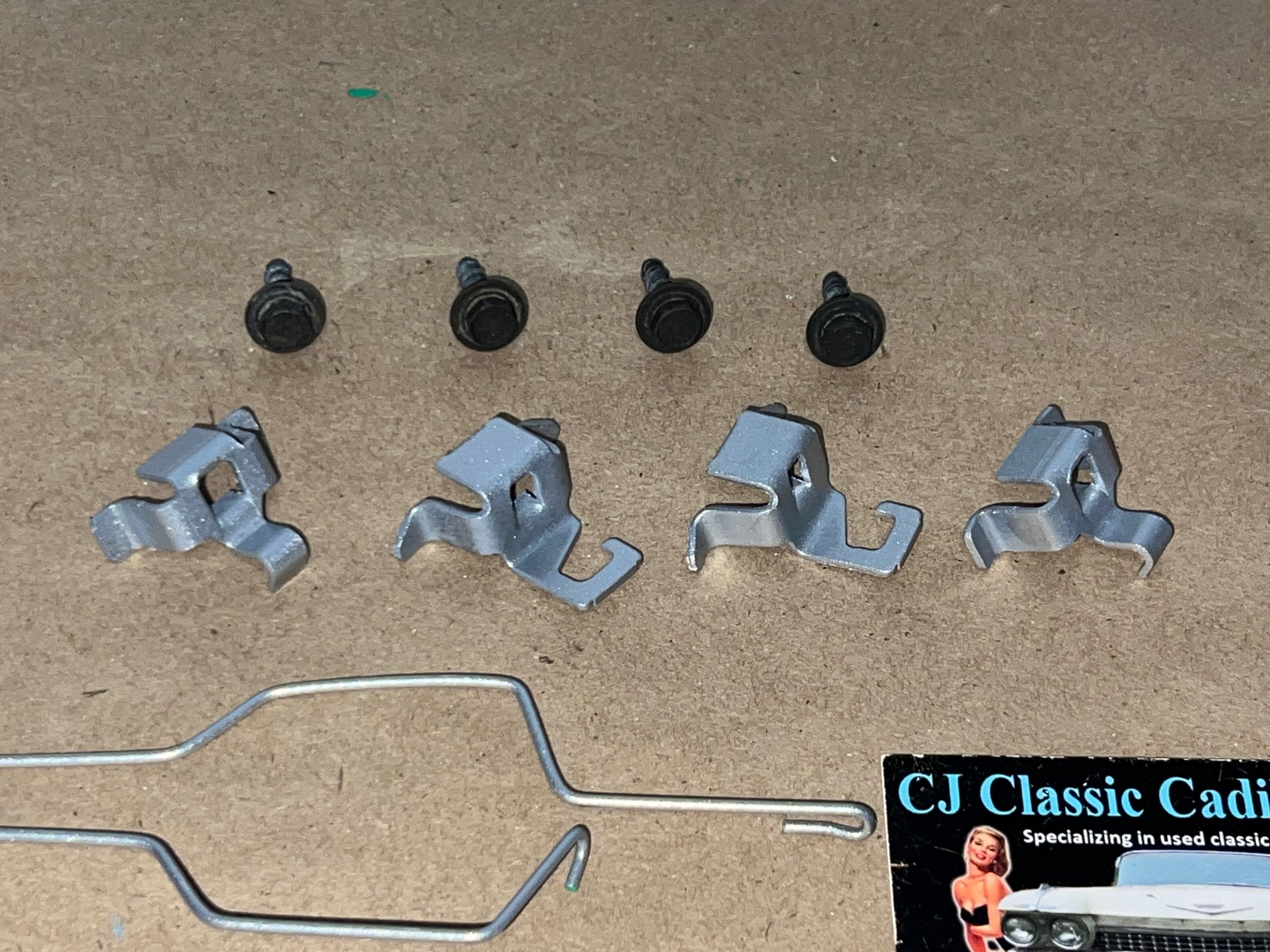 OEM 1974 1975 1976 Cadillac Deville Fleetwood Calais 1974 1975 1976 1977 1978 Eldorado FRONT DASH SPEAKER & GRILL MOUNTING BRACKETS & HARDWARE CLIPS - Image 9