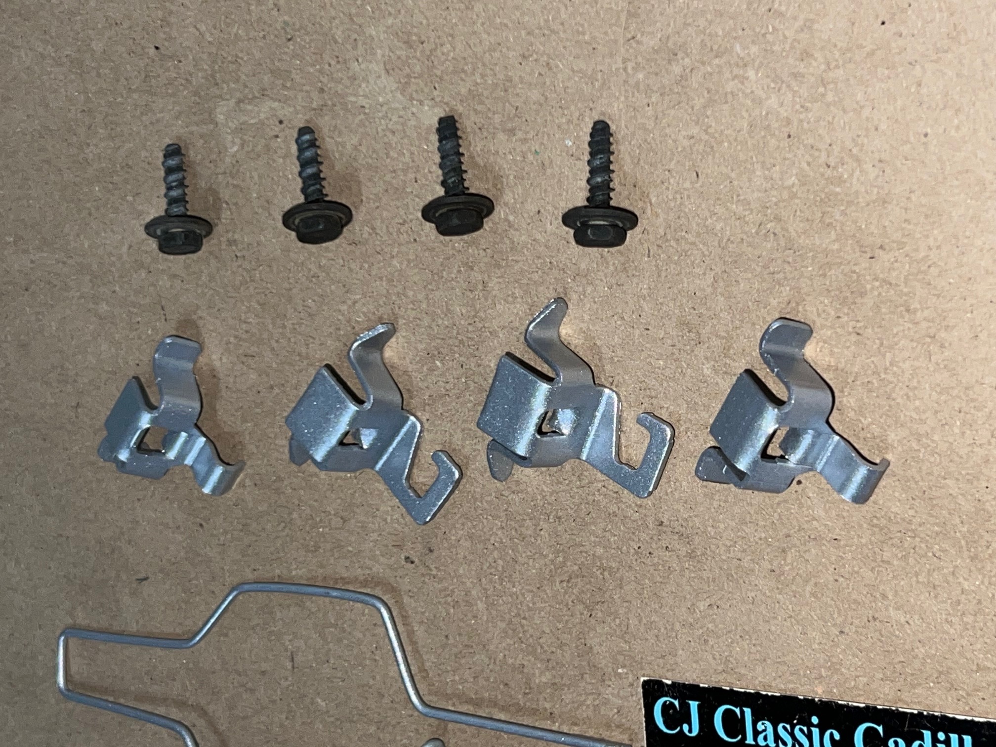 OEM 1974 1975 1976 Cadillac Deville Fleetwood Calais 1974 1975 1976 1977 1978 Eldorado FRONT DASH SPEAKER & GRILL MOUNTING BRACKETS & HARDWARE CLIPS - Image 8