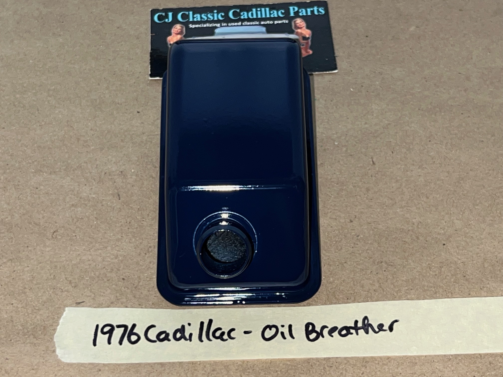 RESTORED 1971 1972 1973 1974 1975 1976 1977 1978 1979 Cadillac Eldorado Deville Fleetwood Calais 425/472/500 ENGINE AIR CLEANER VALVE COVER OIL BREATHER #1498445 - Image 11