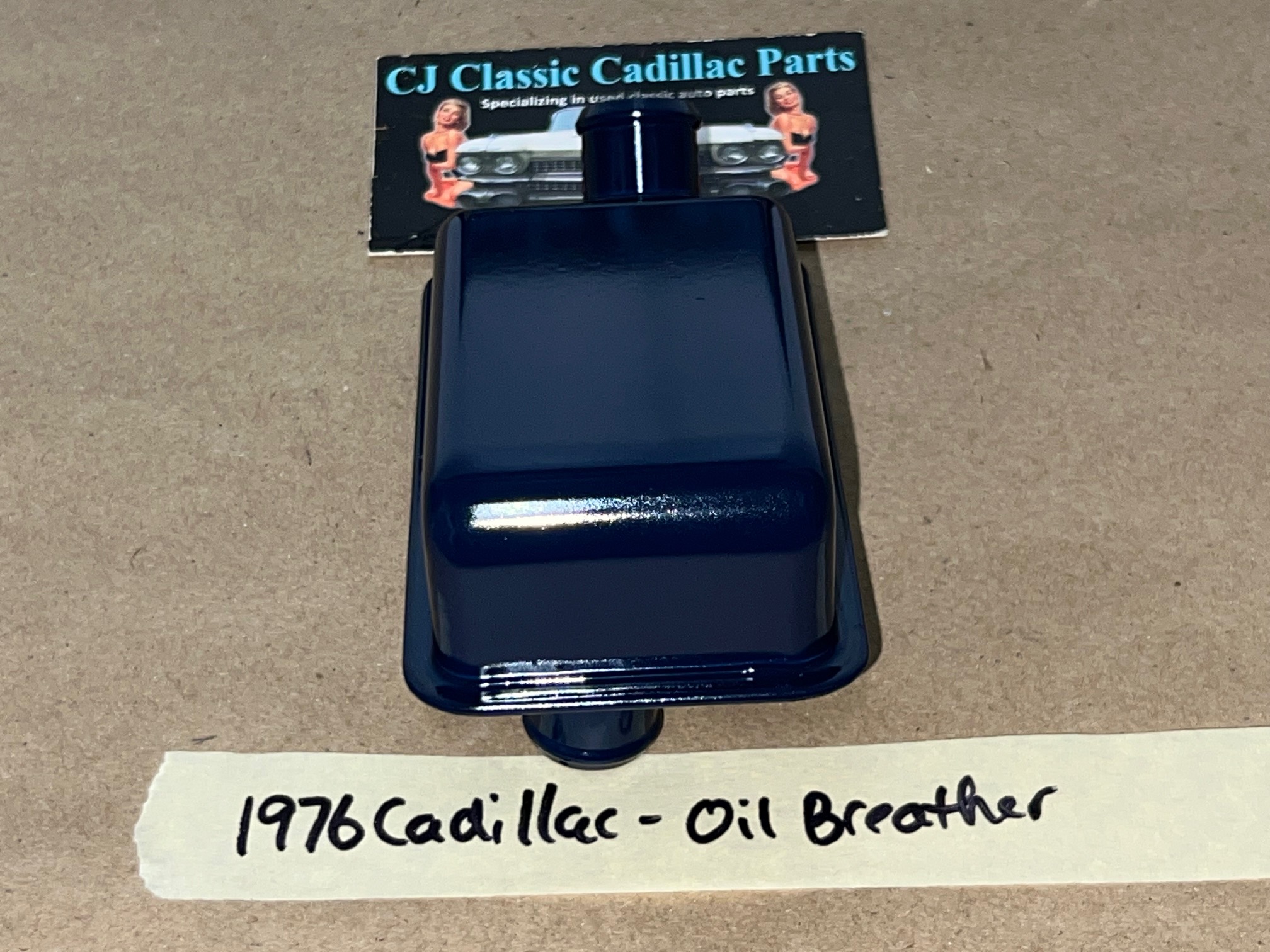 RESTORED 1971 1972 1973 1974 1975 1976 1977 1978 1979 Cadillac Eldorado Deville Fleetwood Calais 425/472/500 ENGINE AIR CLEANER VALVE COVER OIL BREATHER #1498445 - Image 6