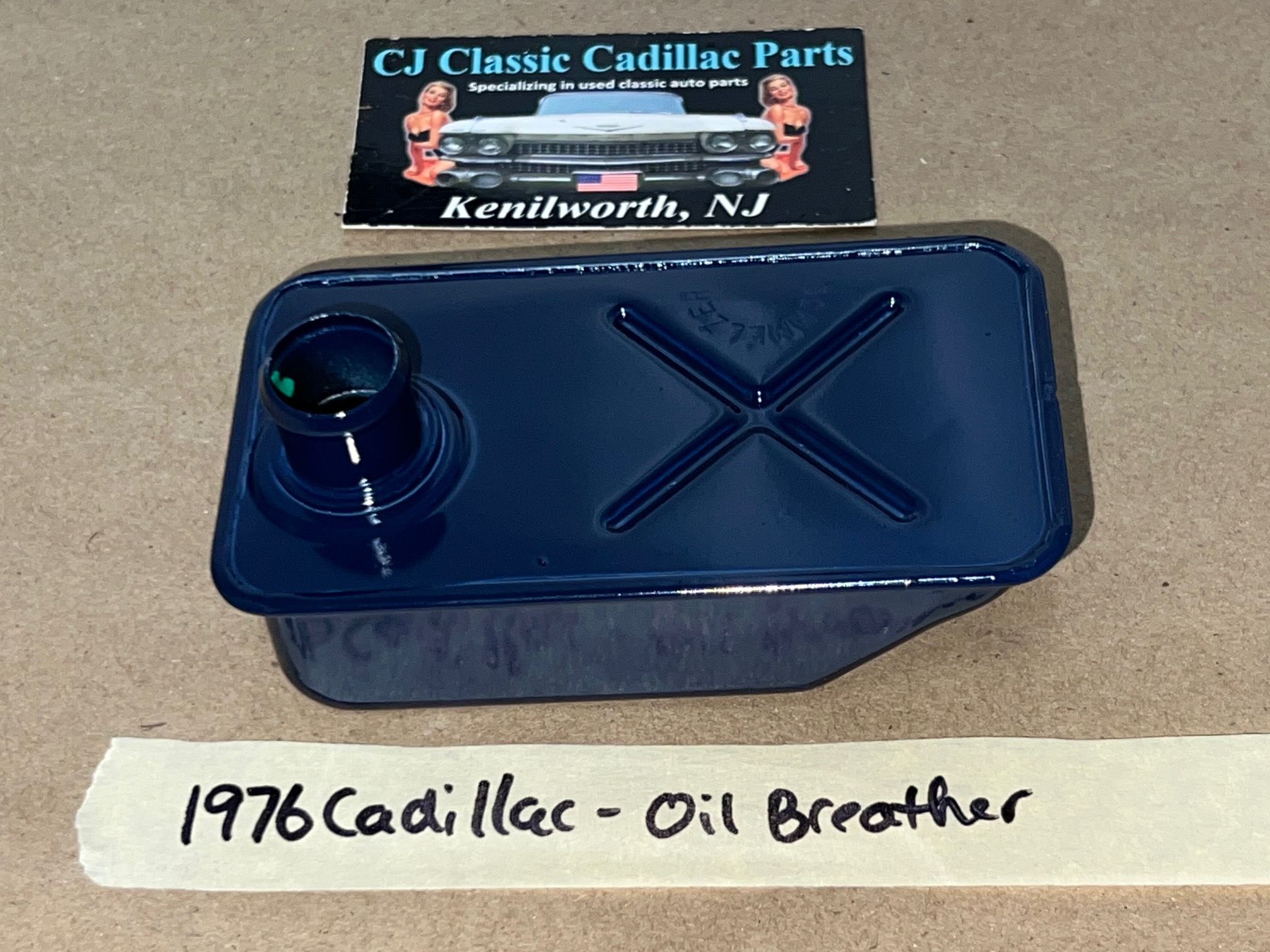 RESTORED 1971 1972 1973 1974 1975 1976 1977 1978 1979 Cadillac Eldorado Deville Fleetwood Calais 425/472/500 ENGINE AIR CLEANER VALVE COVER OIL BREATHER #1498445 - Image 7
