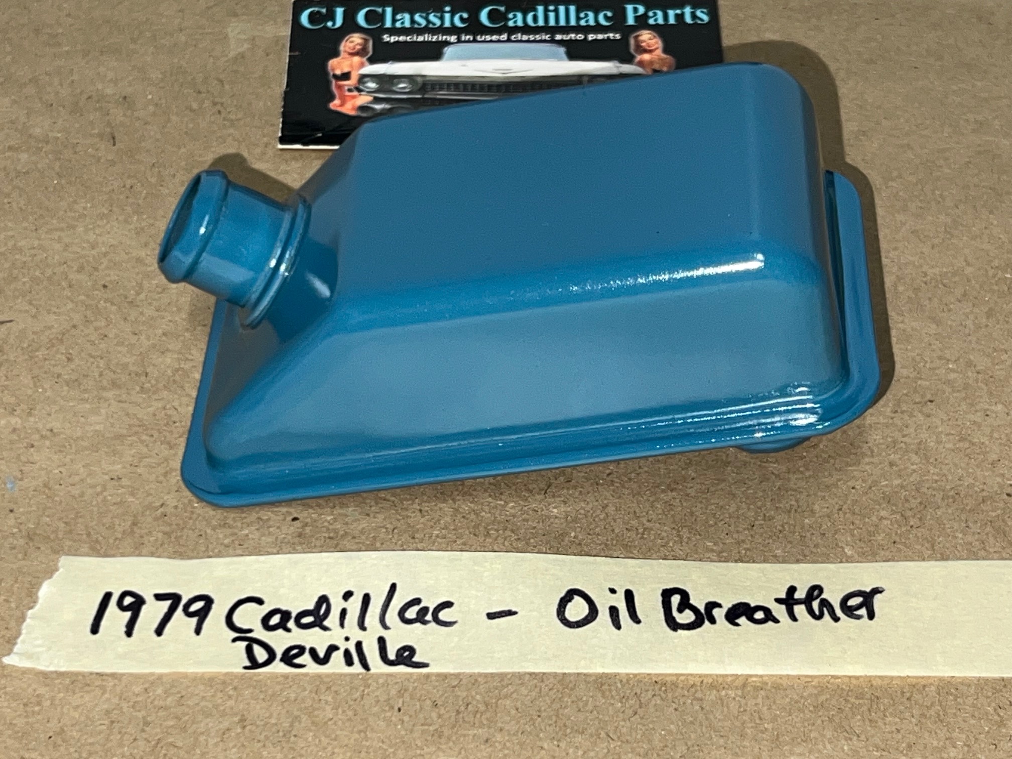 RESTORED 1971 1972 1973 1974 1975 1976 1977 1978 1979 Cadillac Deville Fleetwood Eldorado Calais 425/472/500 ENGINE AIR CLEANER VALVE COVER OIL BREATHER #1498445 - Image 2