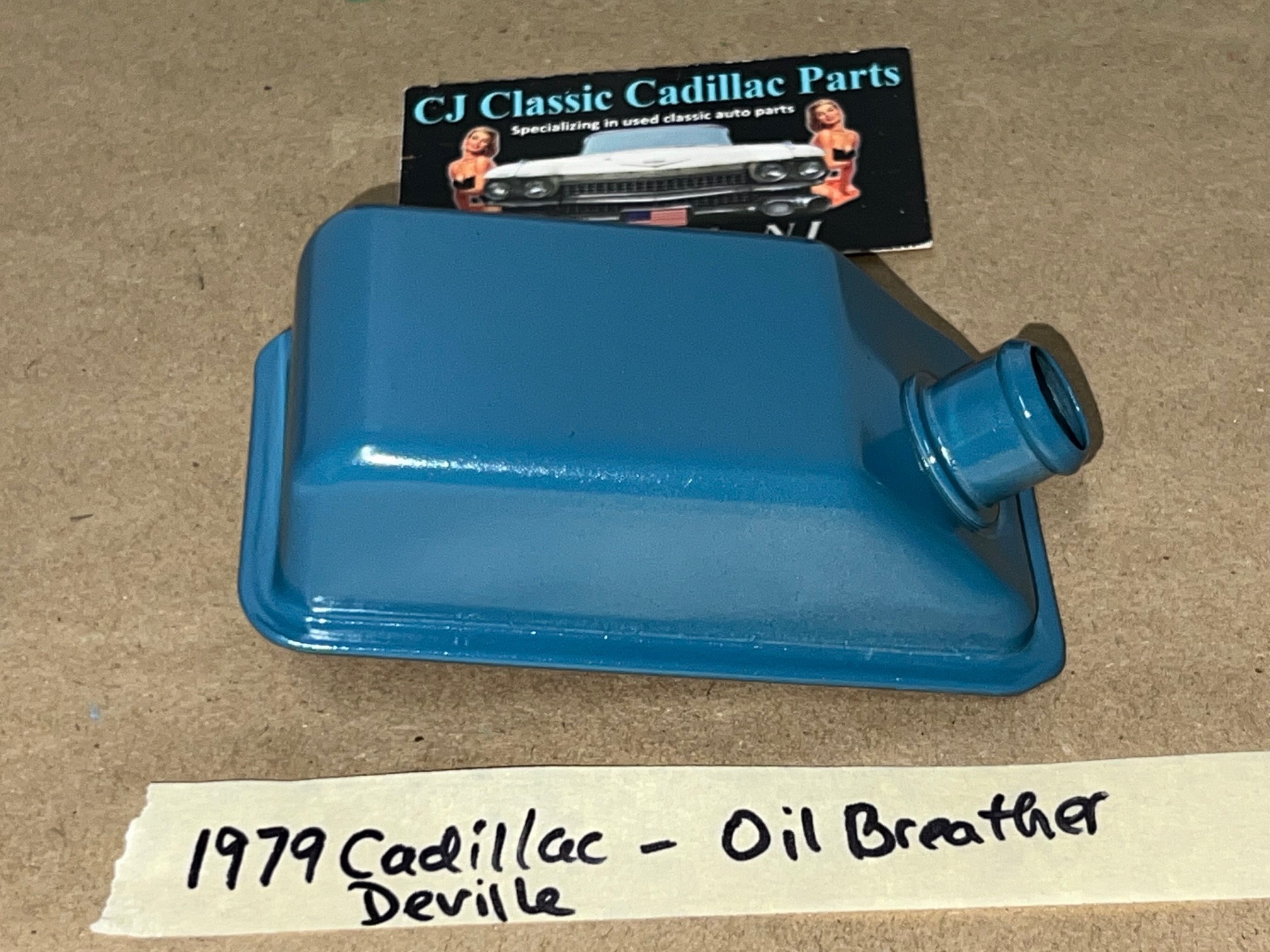 RESTORED 1971 1972 1973 1974 1975 1976 1977 1978 1979 Cadillac Deville Fleetwood Eldorado Calais 425/472/500 ENGINE AIR CLEANER VALVE COVER OIL BREATHER #1498445 - Image 7