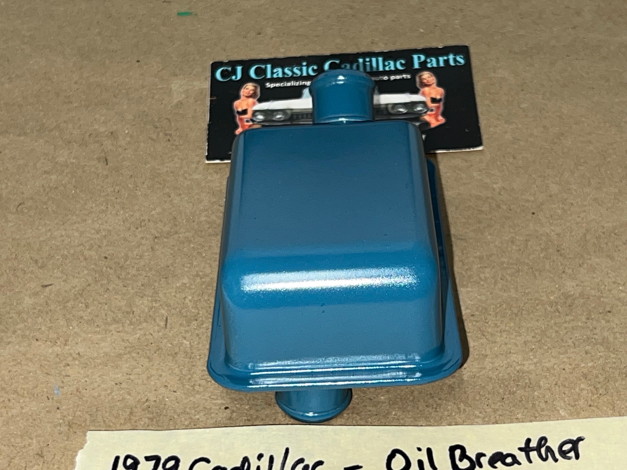 RESTORED 1971 1972 1973 1974 1975 1976 1977 1978 1979 Cadillac Deville Fleetwood Eldorado Calais 425/472/500 ENGINE AIR CLEANER VALVE COVER OIL BREATHER #1498445 - Image 6
