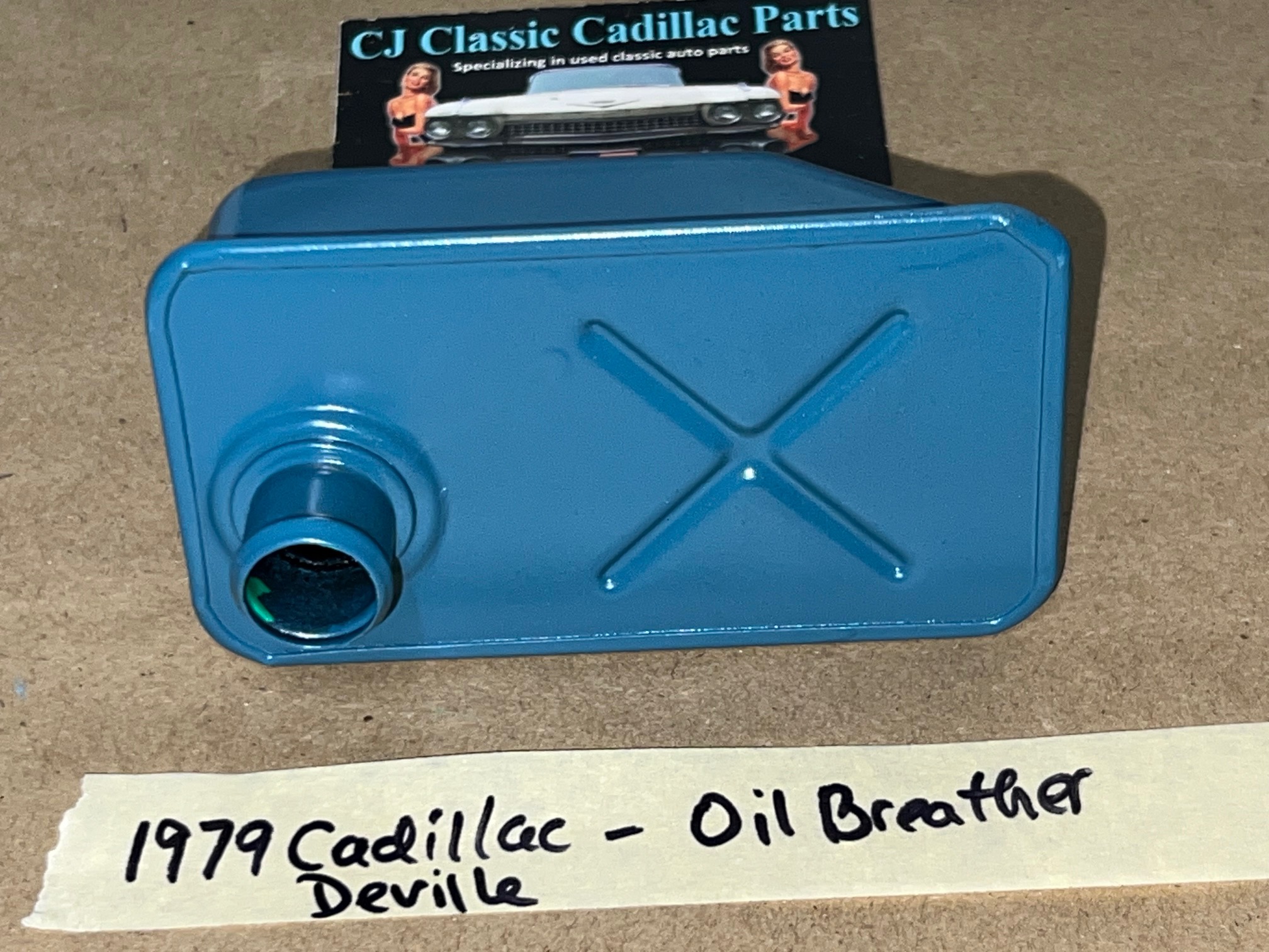RESTORED 1971 1972 1973 1974 1975 1976 1977 1978 1979 Cadillac Deville Fleetwood Eldorado Calais 425/472/500 ENGINE AIR CLEANER VALVE COVER OIL BREATHER #1498445 - Image 5
