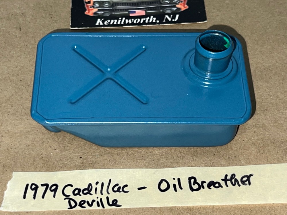 RESTORED 1971 1972 1973 1974 1975 1976 1977 1978 1979 Cadillac Deville Fleetwood Eldorado Calais 425/472/500 ENGINE AIR CLEANER VALVE COVER OIL BREATHER #1498445 - Image 3