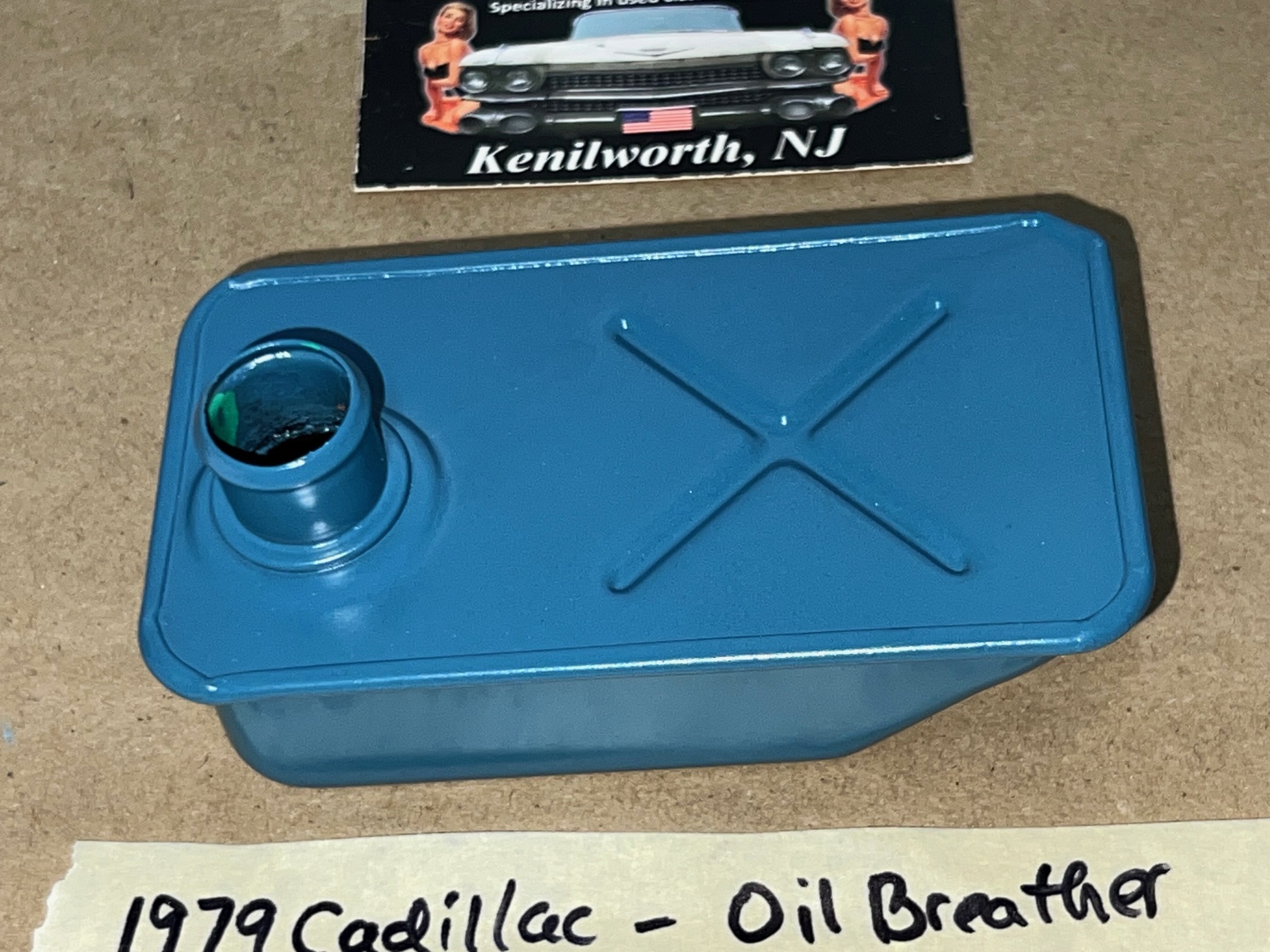 RESTORED 1971 1972 1973 1974 1975 1976 1977 1978 1979 Cadillac Deville Fleetwood Eldorado Calais 425/472/500 ENGINE AIR CLEANER VALVE COVER OIL BREATHER #1498445 - Image 10