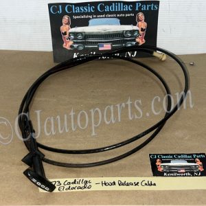 OEM 1974 1975 1976 Cadillac Deville Fleetwood Calais 1974 1975 1976 1977 1978 Eldorado HOOD RELEASE CABLE HANDLE LEVER CONTROL #9731434
