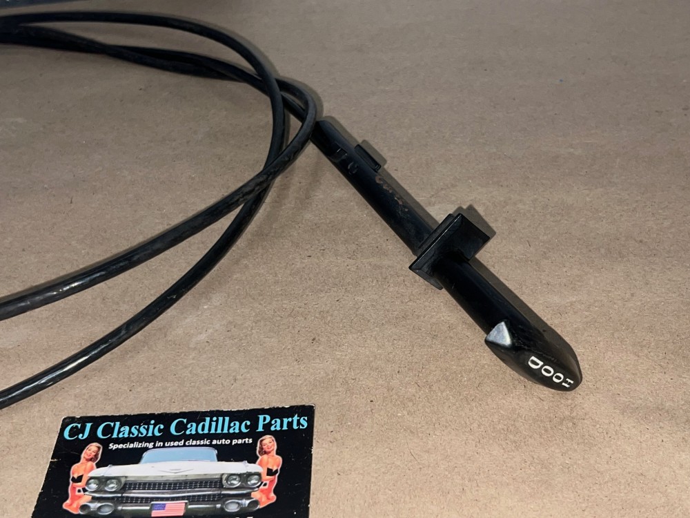 OEM 1974 1975 1976 Cadillac Deville Fleetwood Calais 1974 1975 1976 1977 1978 Eldorado HOOD RELEASE CABLE HANDLE LEVER CONTROL #9731434 - Image 6