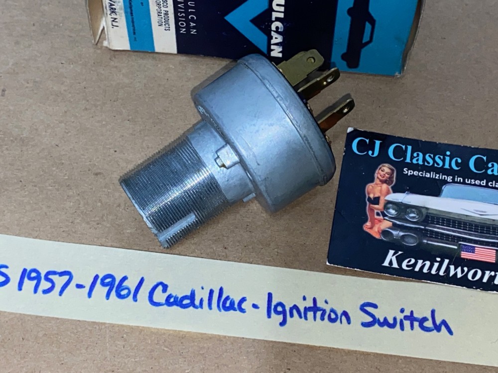 NOS 1957 1958 1959 1960 1961 CADILLAC IGNITION SWITCH - Image 2